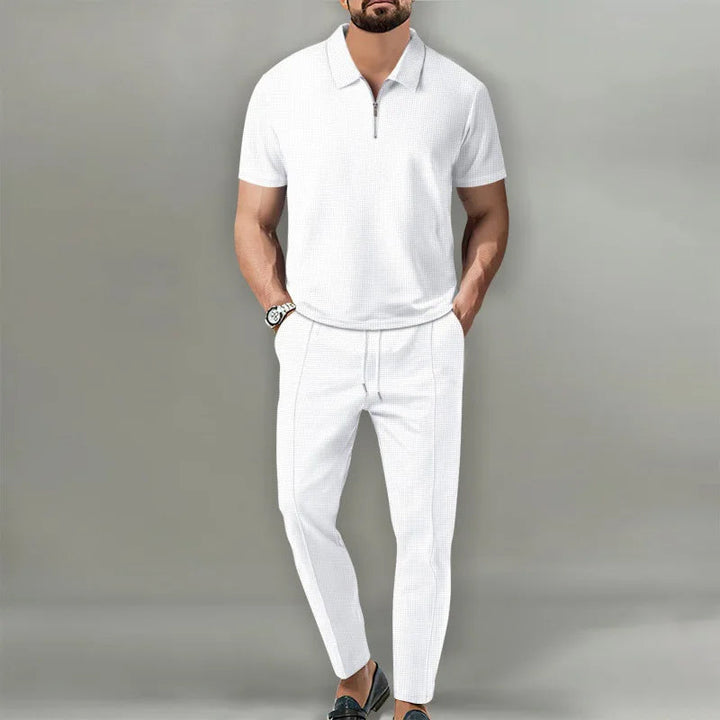 Constantin | Collared Two-Piece Set