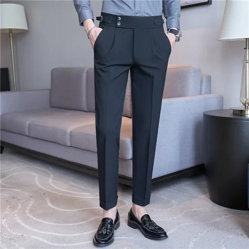 Benedikt | Pleated Trousers