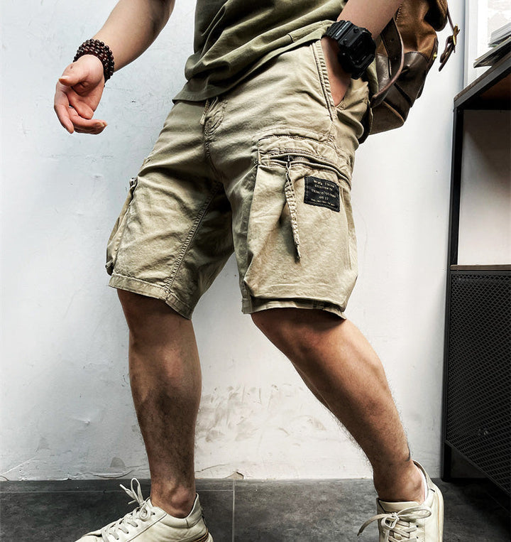 Tobias | Drawstring Cargo Shorts