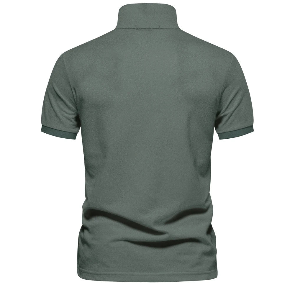 Arthur | Button-Front Polo Shirt