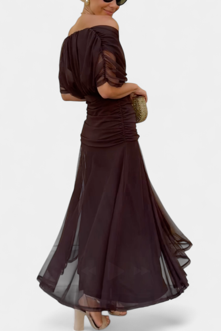 Maren | Floral Pleated V-Neck Summer Dress