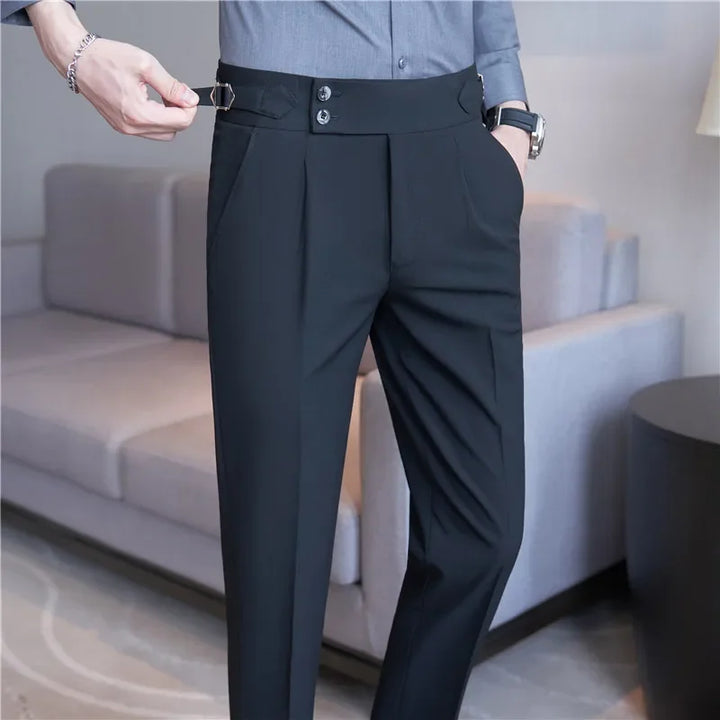 Benedikt | Pleated Trousers