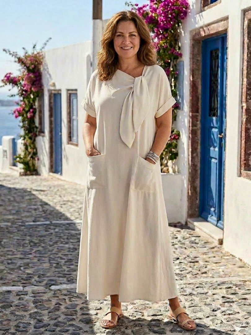 Esme | Crew Neck Maxi Dress