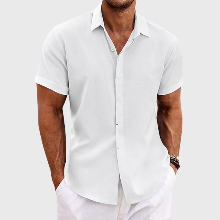 Frederick | Button-Front Collared Summer Shirt
