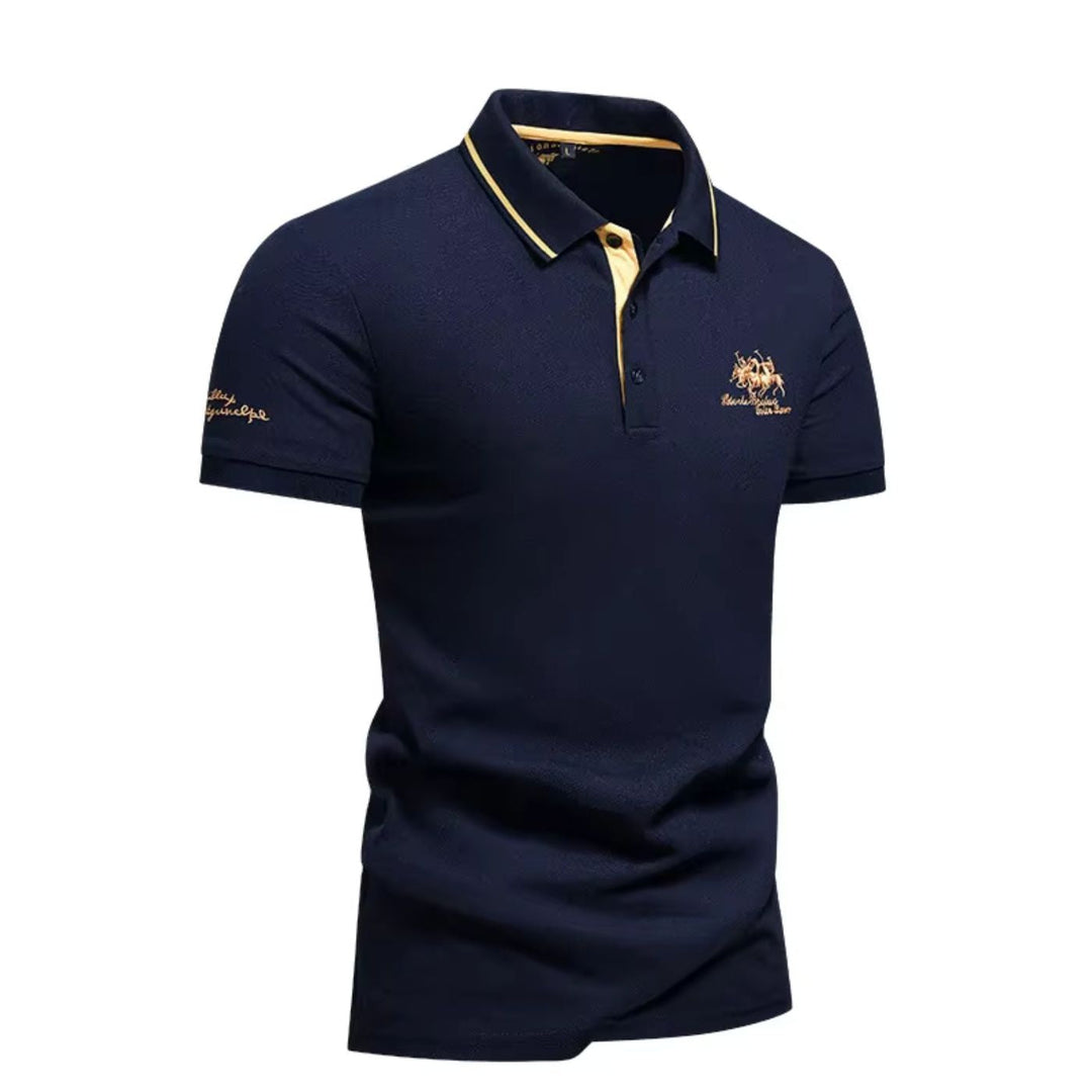 Atticus | Polka-Dot Polo Shirt