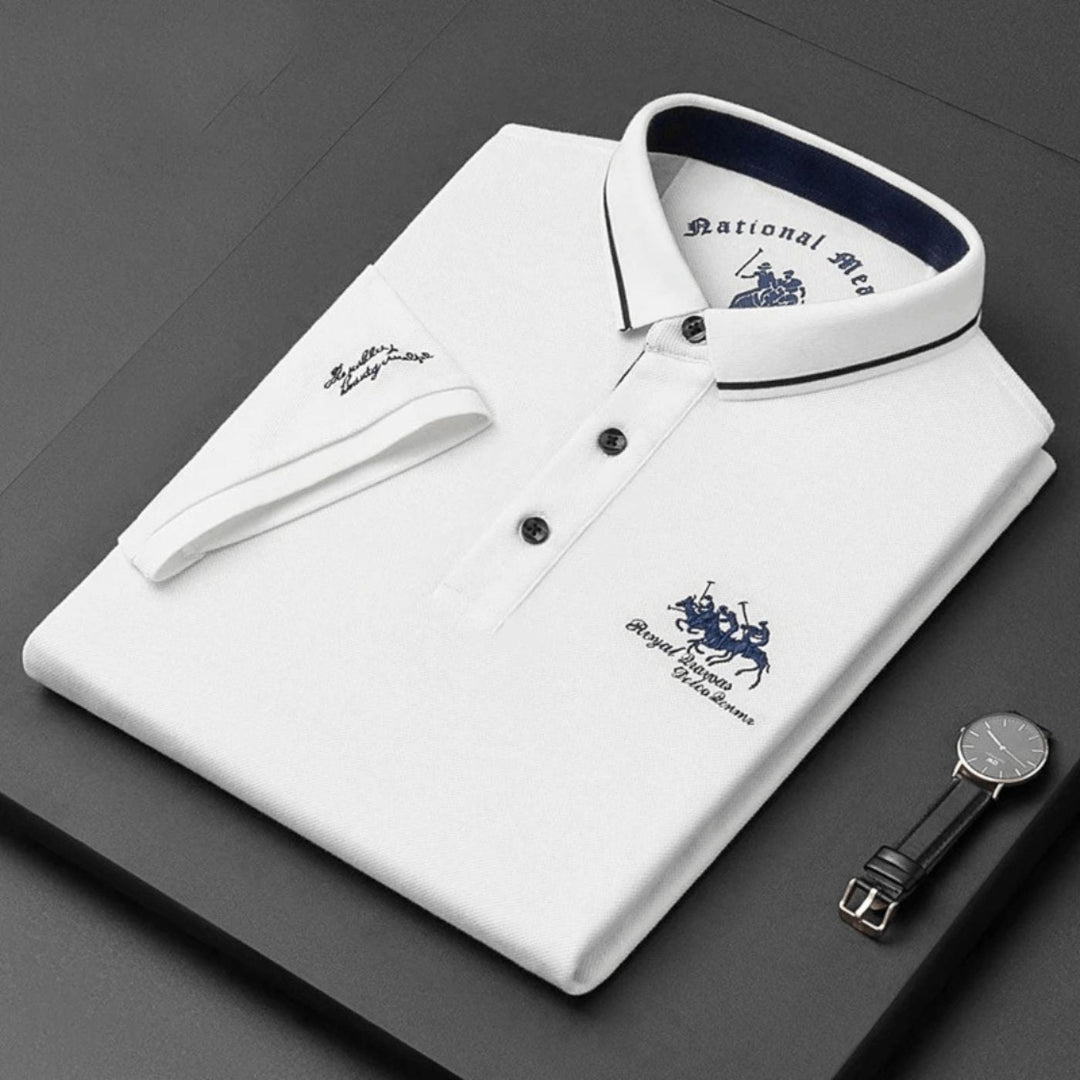 Atticus | Polka-Dot Polo Shirt