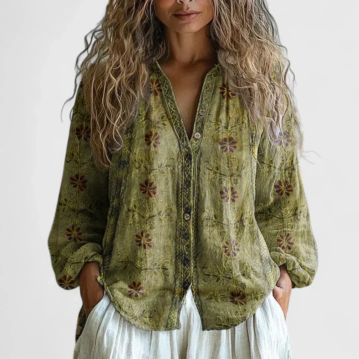 India | Printed Blouse
