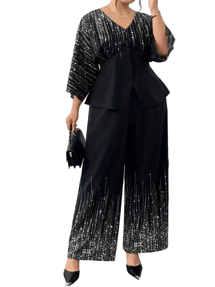 Women's Embellished Two-Piece Set