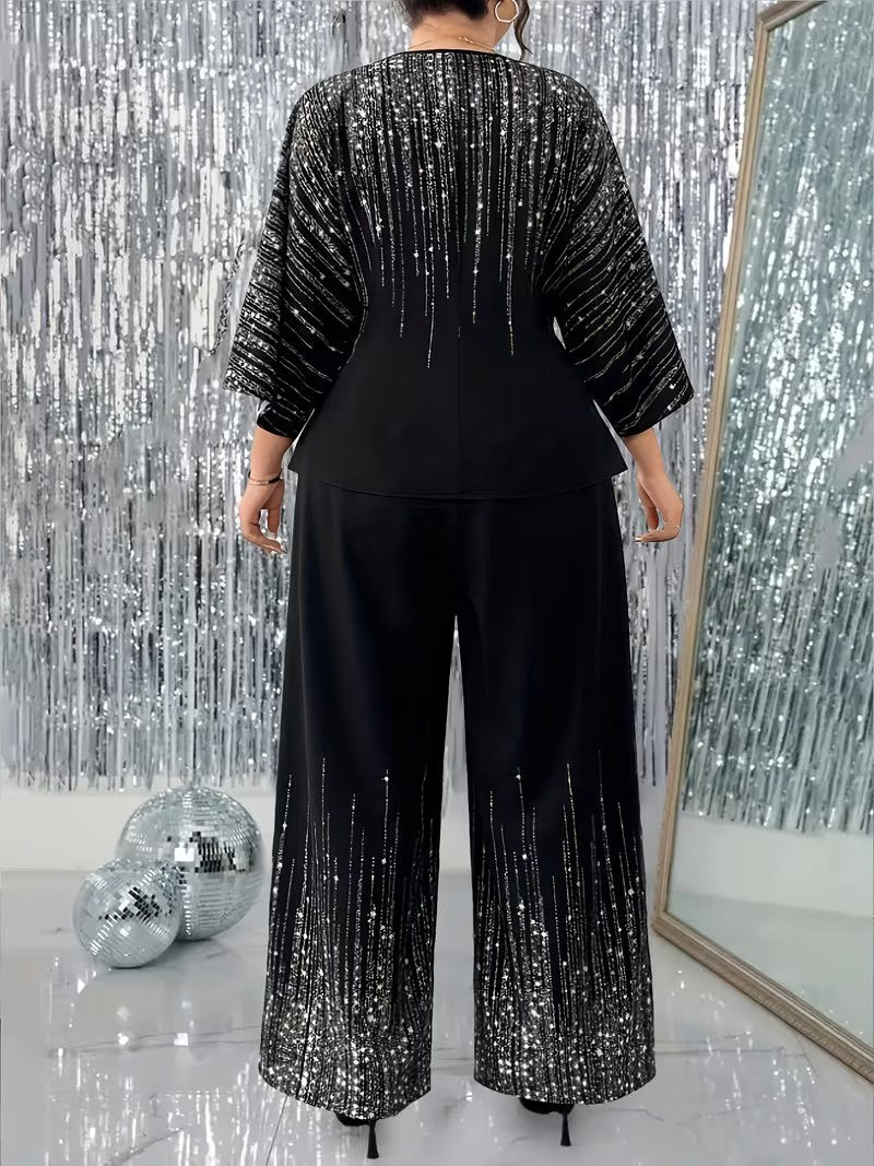 Women's Embellished Two-Piece Set