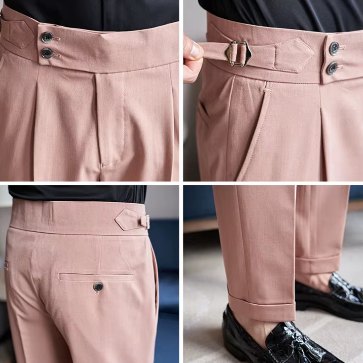 Benedikt | Pleated Trousers