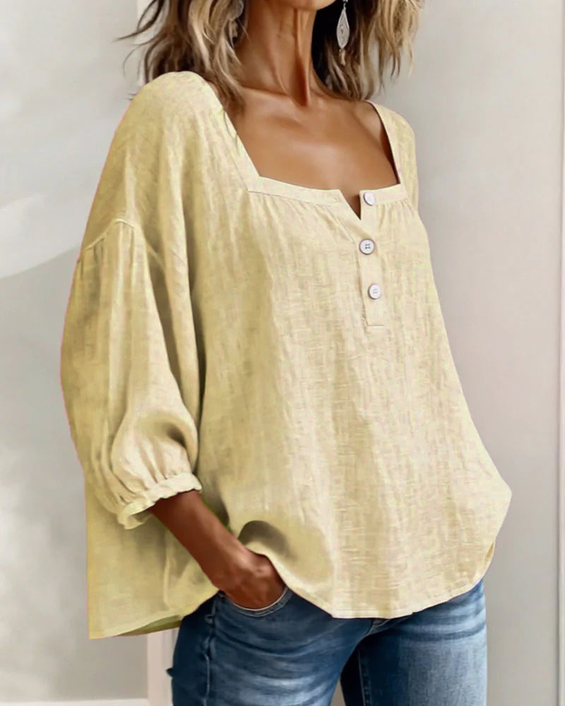 Clemence | Collared Blouse