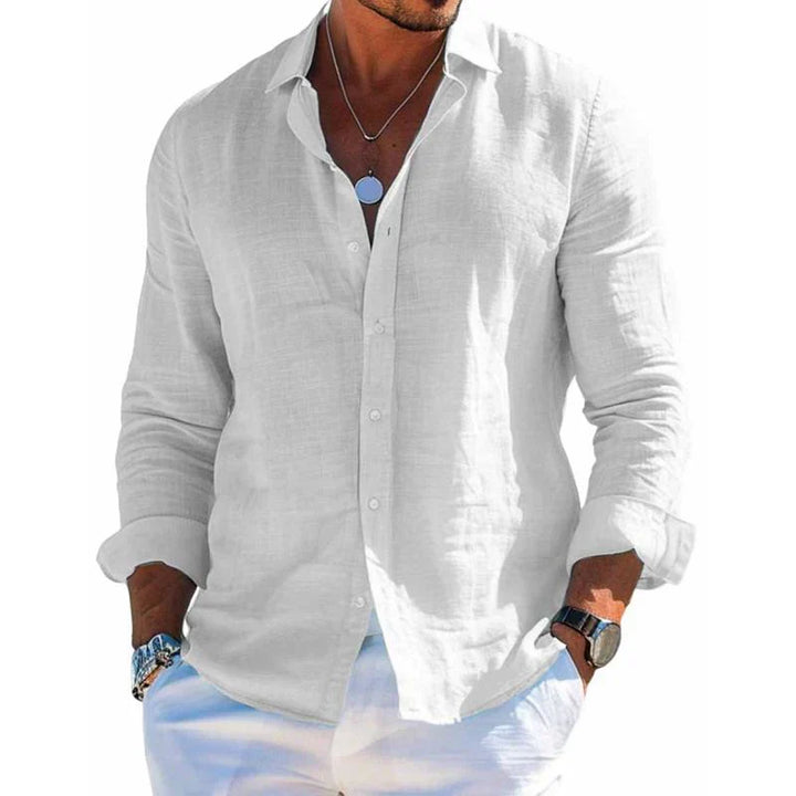 Idris | Tiered Collared Summer Shirt