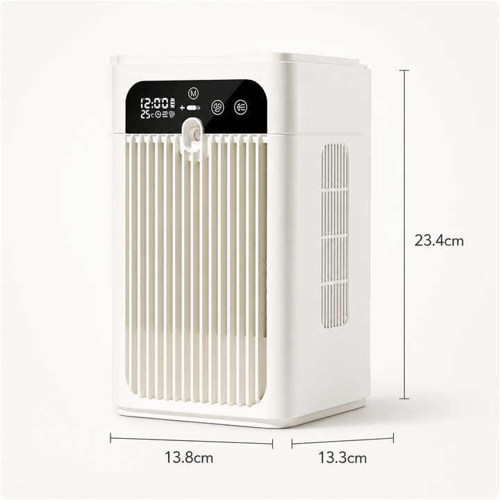 Portable Mist Cooling Fan Mini Desktop Air Cooler with 370mL Water Tank