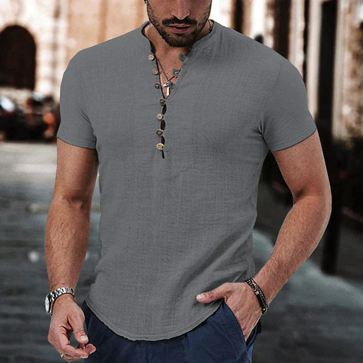 Camden | Button-Front Collared Summer Shirt