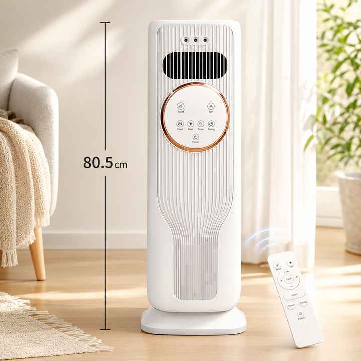 Portable Air Cooler & Heater with 4-in-1 Comfort Control