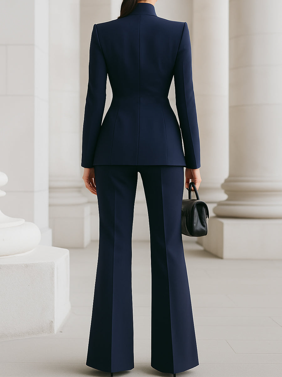 Pearl | Polka-Dot Tailored Two-Piece Set
