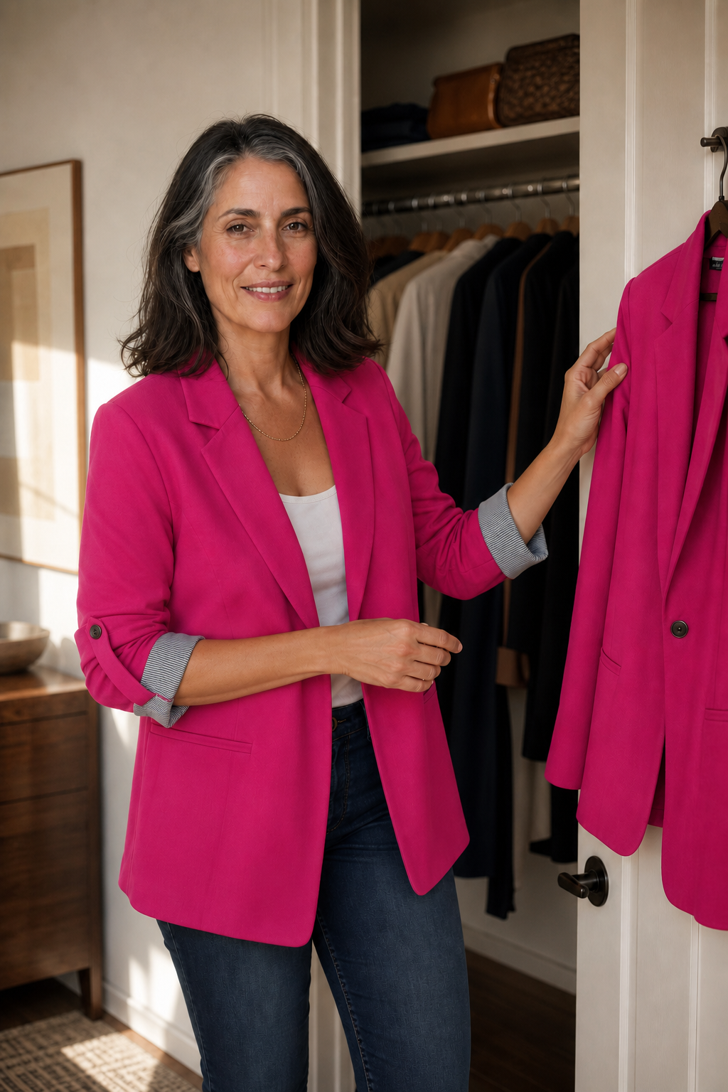 Woman wearing women&