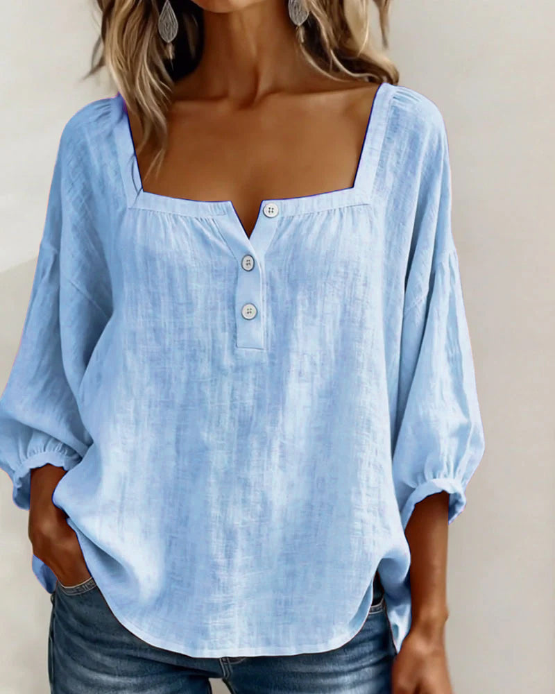 Clemence | Collared Blouse