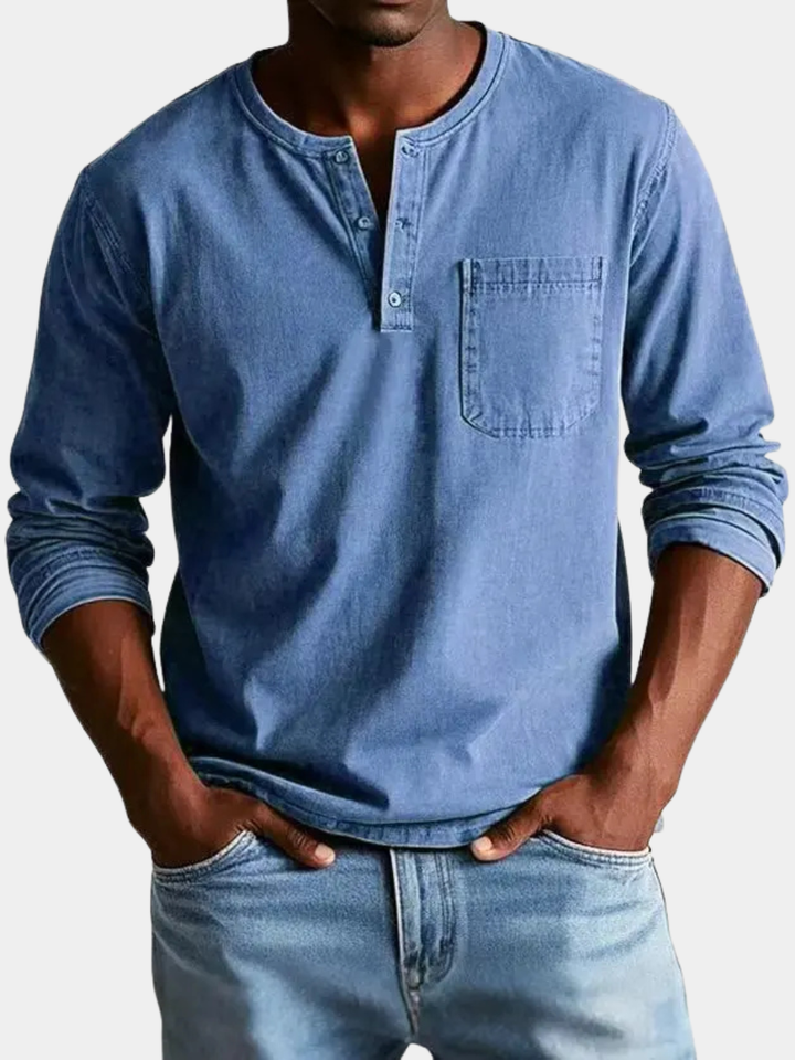 casual-blend-henley-shirt-with-button-placket-and-pocket-1