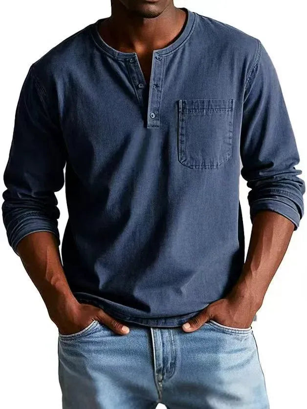 casual-blend-henley-shirt-with-button-placket-and-pocket-11