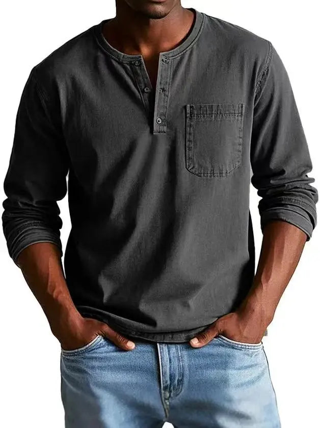 casual-blend-henley-shirt-with-button-placket-and-pocket-4