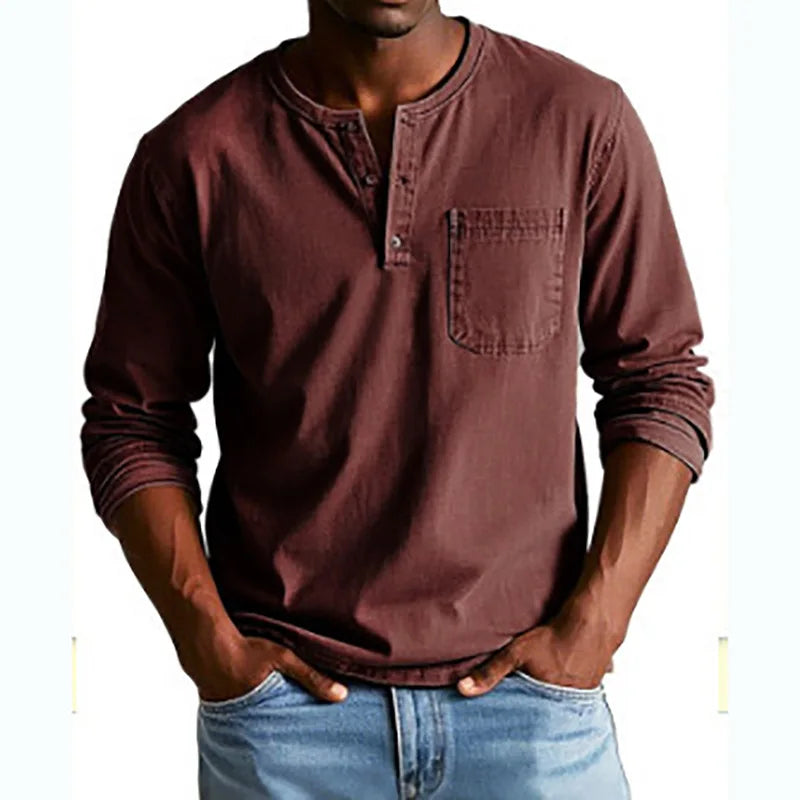 casual-blend-henley-shirt-with-button-placket-and-pocket-5