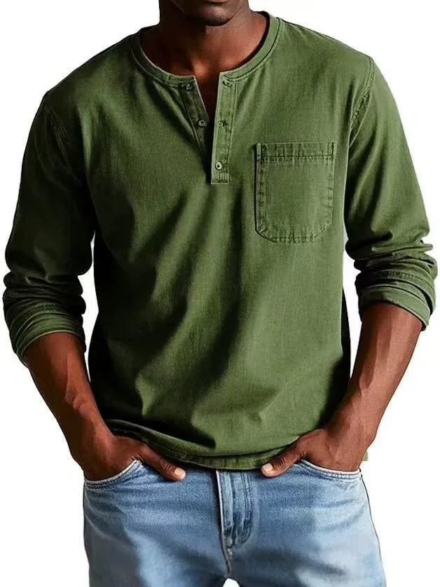 casual-blend-henley-shirt-with-button-placket-and-pocket-7