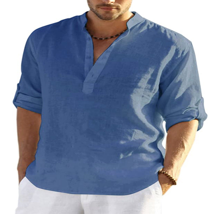 casual-blend-shirt-with-stand-collar-and-button-placket-10