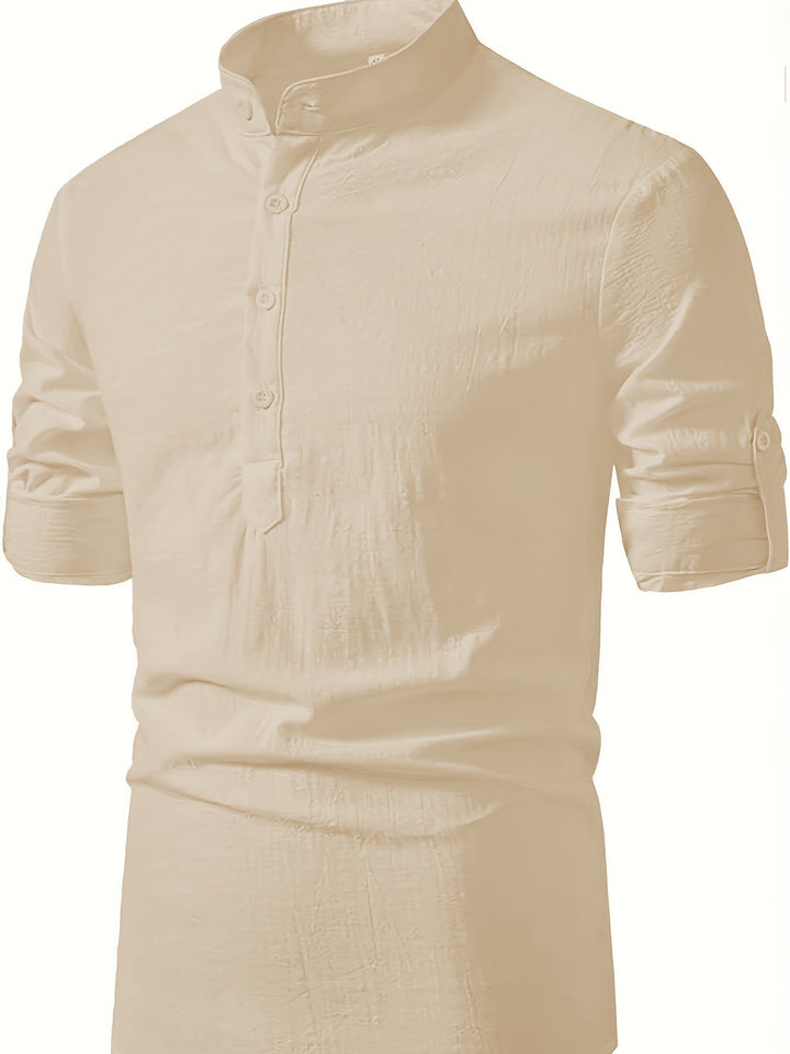 casual-blend-shirt-with-stand-collar-and-button-placket-14