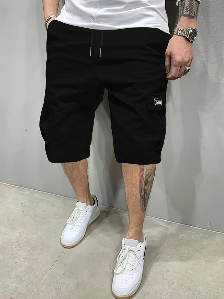 casual-cargo-shorts-with-drawstring-waist-and-pockets-2