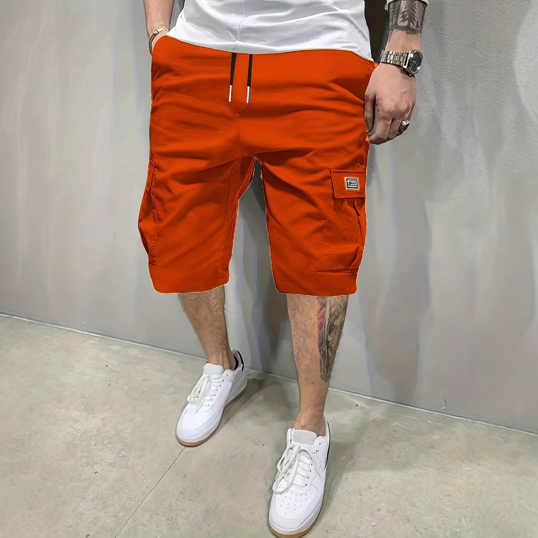 casual-cargo-shorts-with-drawstring-waist-and-pockets-6