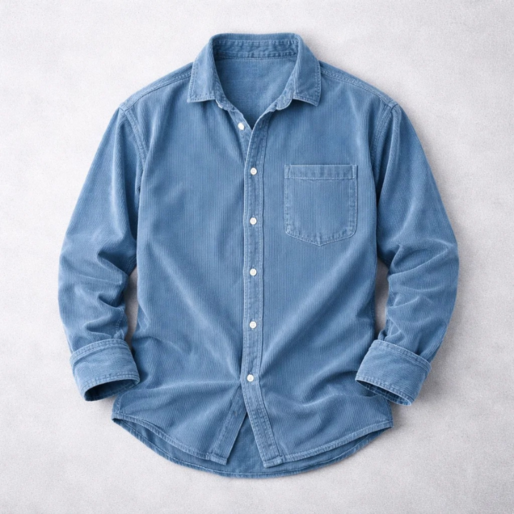 casual-corduroy-button-up-shirt-with-chest-pocket-and-collar-2