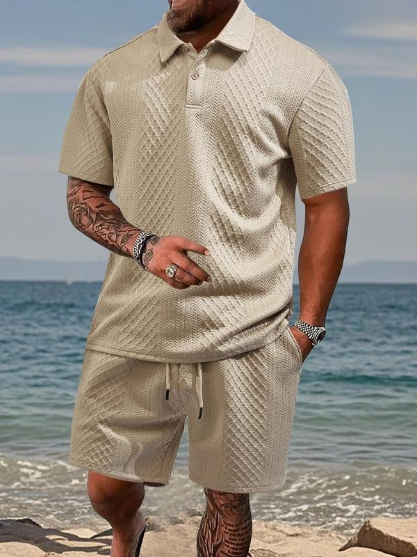 casual-knit-polo-set-with-textured-pattern-and-drawstring-shorts-14