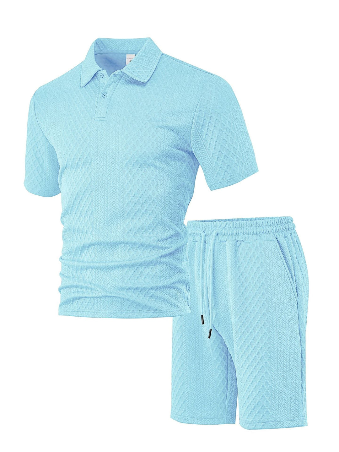 casual-knit-polo-set-with-textured-pattern-and-drawstring-shorts-4