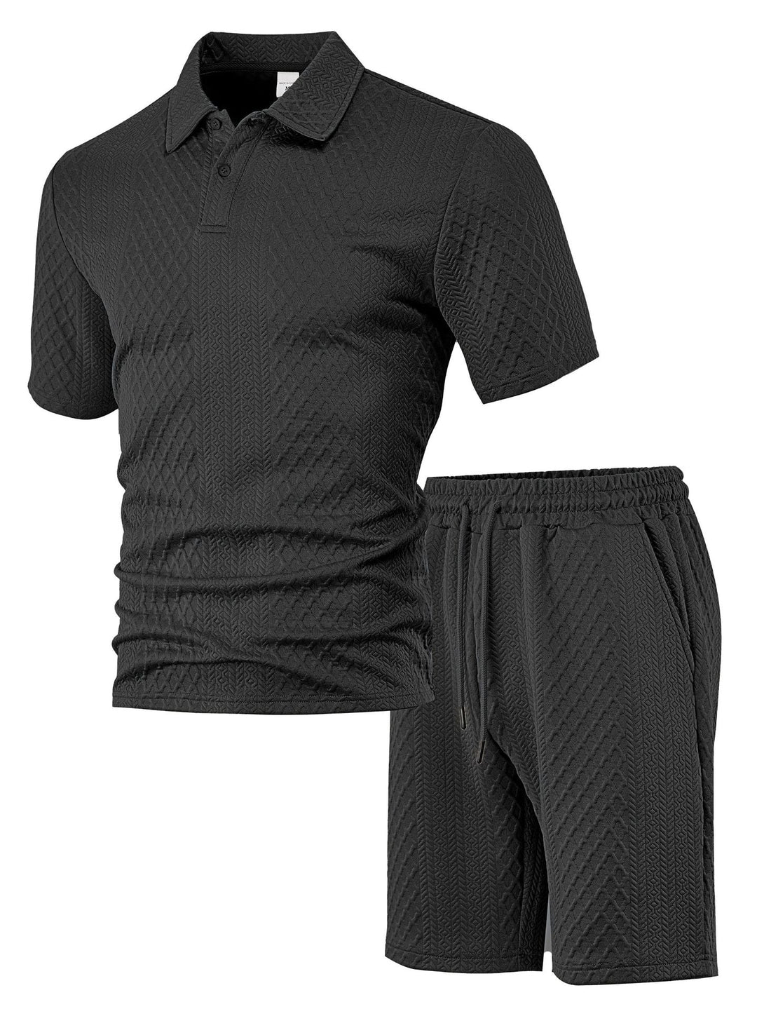 casual-knit-polo-set-with-textured-pattern-and-drawstring-shorts-6