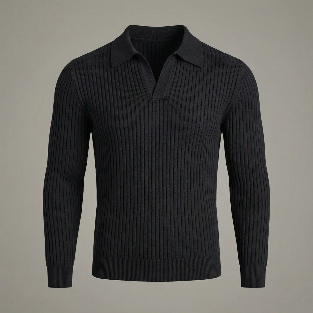 casual-knit-shirt-with-open-collar-and-ribbed-pattern-3