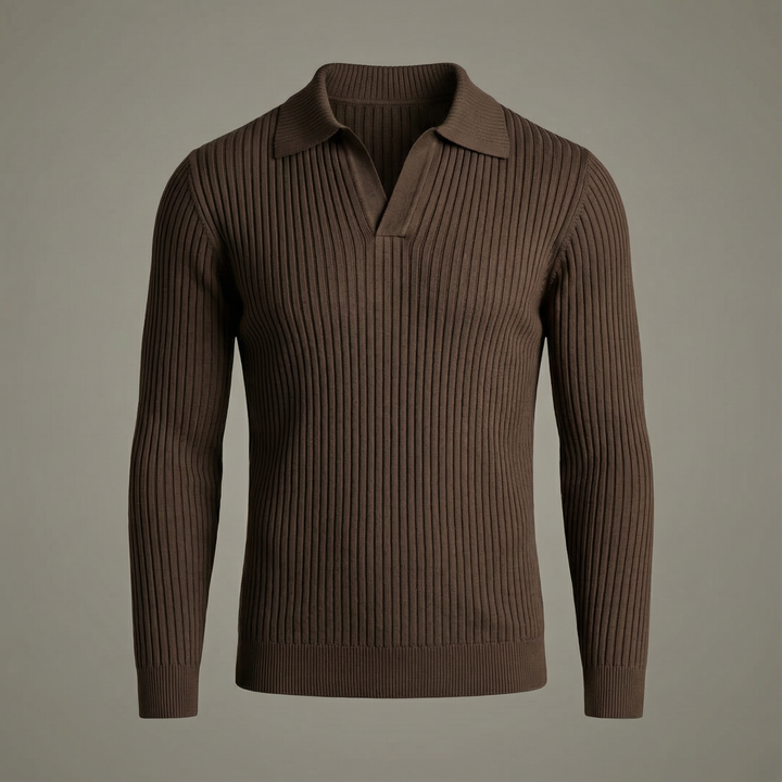 casual-knit-shirt-with-open-collar-and-ribbed-pattern-4
