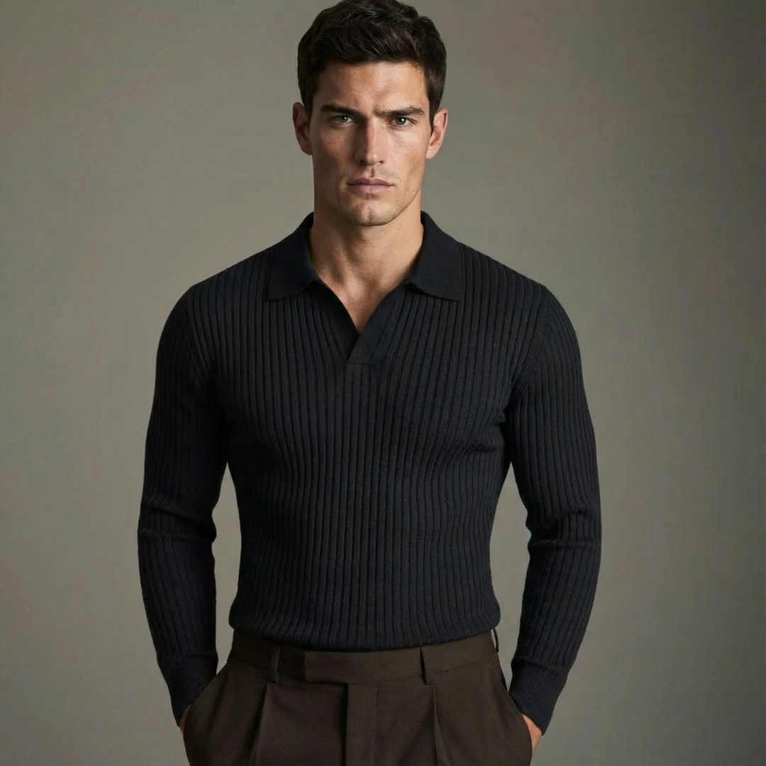 casual-knit-shirt-with-open-collar-and-ribbed-pattern-5