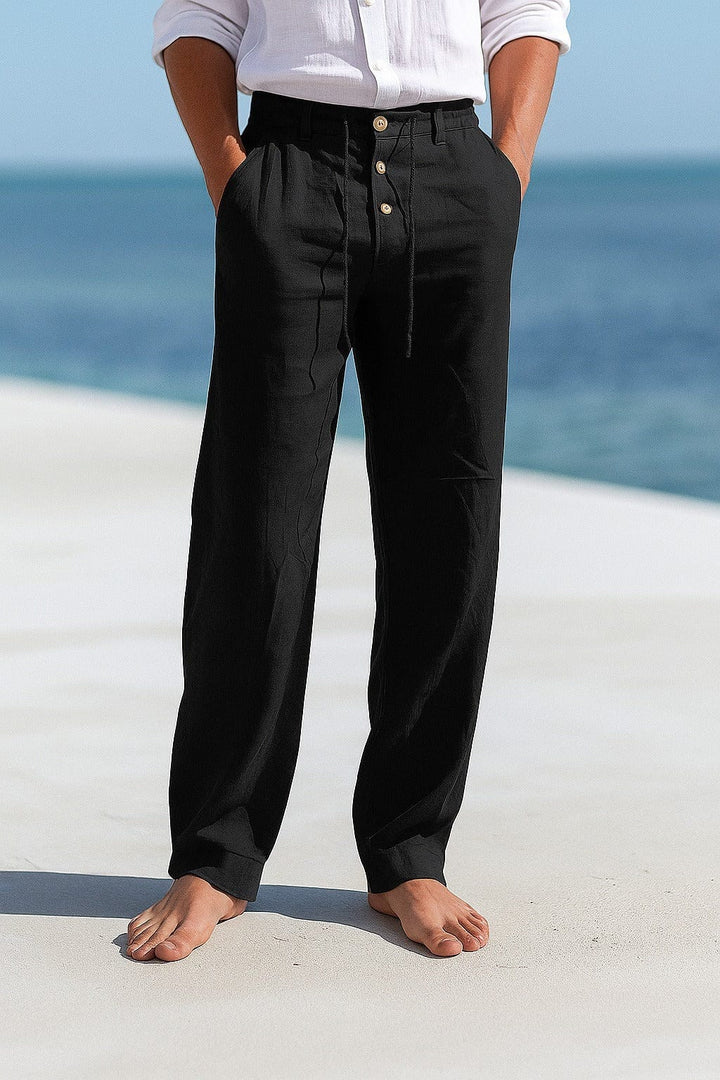 casual-linen-blend-pants-with-drawstring-waist-and-button-fly-5