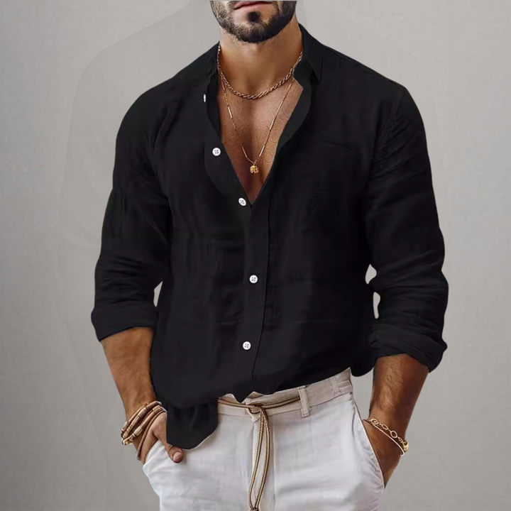 casual-linen-blend-shirt-with-button-front-and-chest-pocket-6