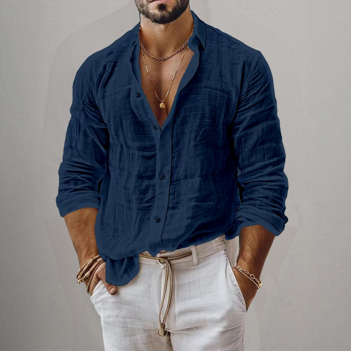 casual-linen-blend-shirt-with-button-front-and-chest-pocket-7