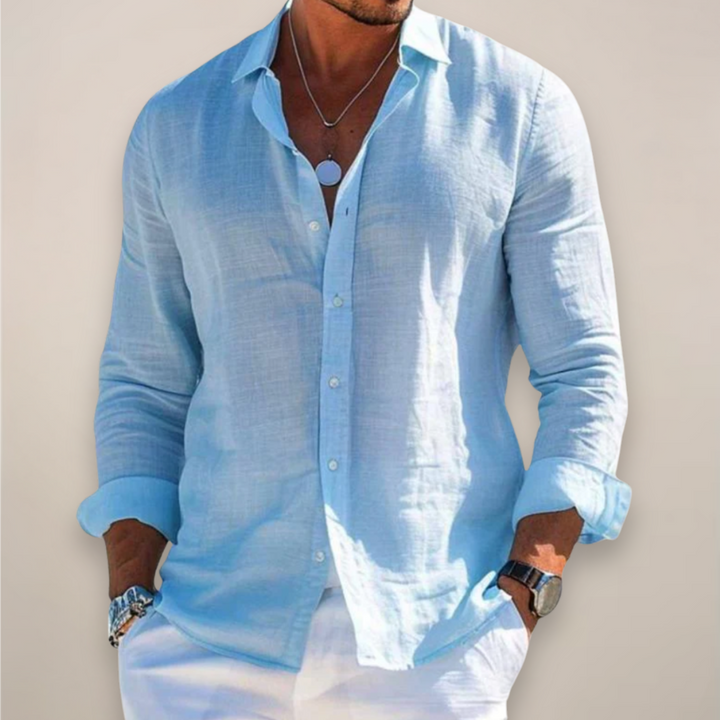 casual-linen-blend-shirt-with-button-front-and-point-collar-4