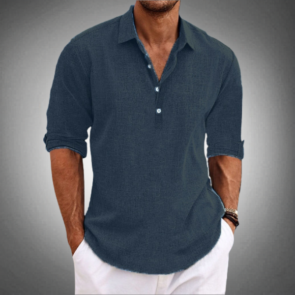 casual-linen-polo-shirt-with-split-neck-and-button-placket-7