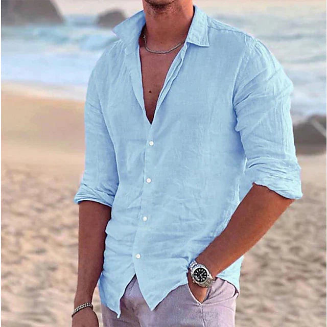 casual-linen-shirt-with-button-front-and-collar-4