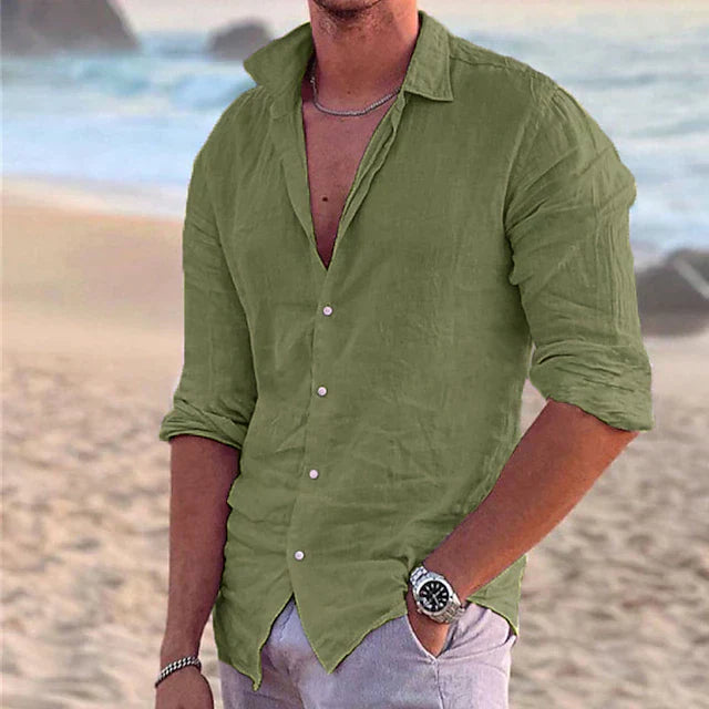 casual-linen-shirt-with-button-front-and-collar-7