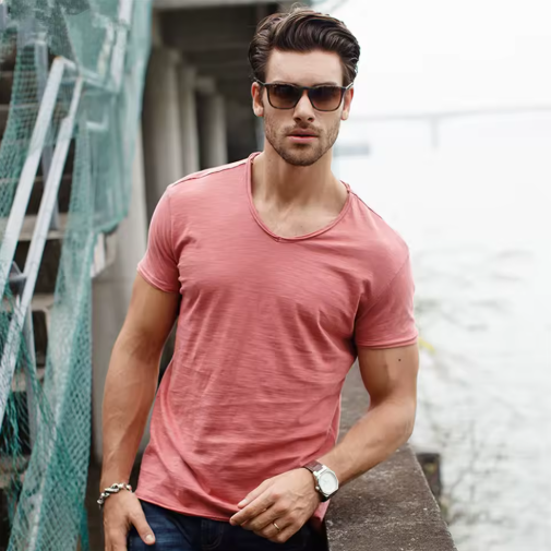 casual-organic-blend-t-shirt-with-v-neck-and-ribbing-12