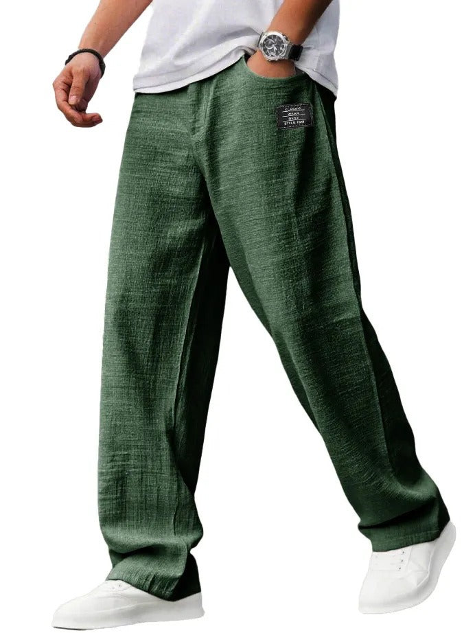 casual-polyester-blend-pants-with-drawstring-waist-and-straight-leg-10