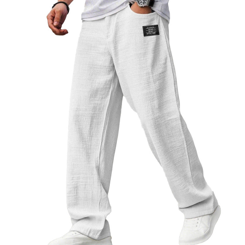 casual-polyester-blend-pants-with-drawstring-waist-and-straight-leg-3