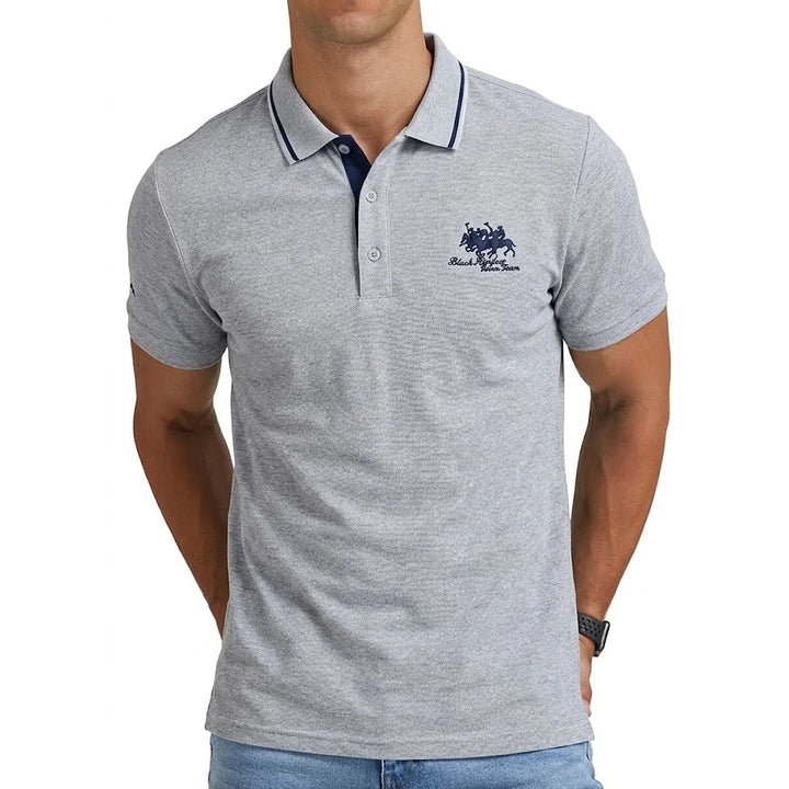 casual-polyester-blend-polo-shirt-with-rib-collar-and-chest-embroidery-2