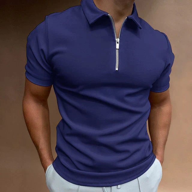 casual-polyester-blend-polo-shirt-with-zip-neck-and-collar-7